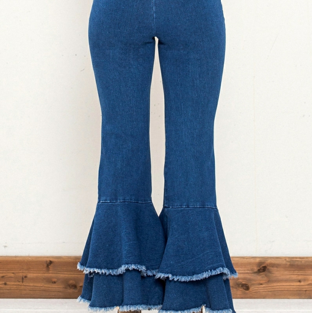 Jealous Tomato Bell Bottom Jeans - Picture 6 of 7